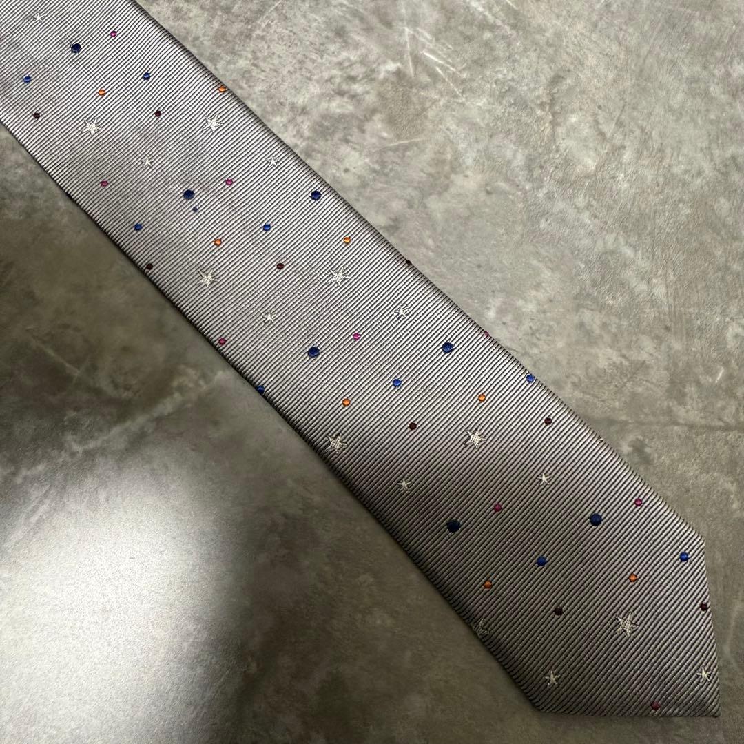 新品未使用 Paul Smith ポールスミス ネクタイ シルバー 結婚式 現行