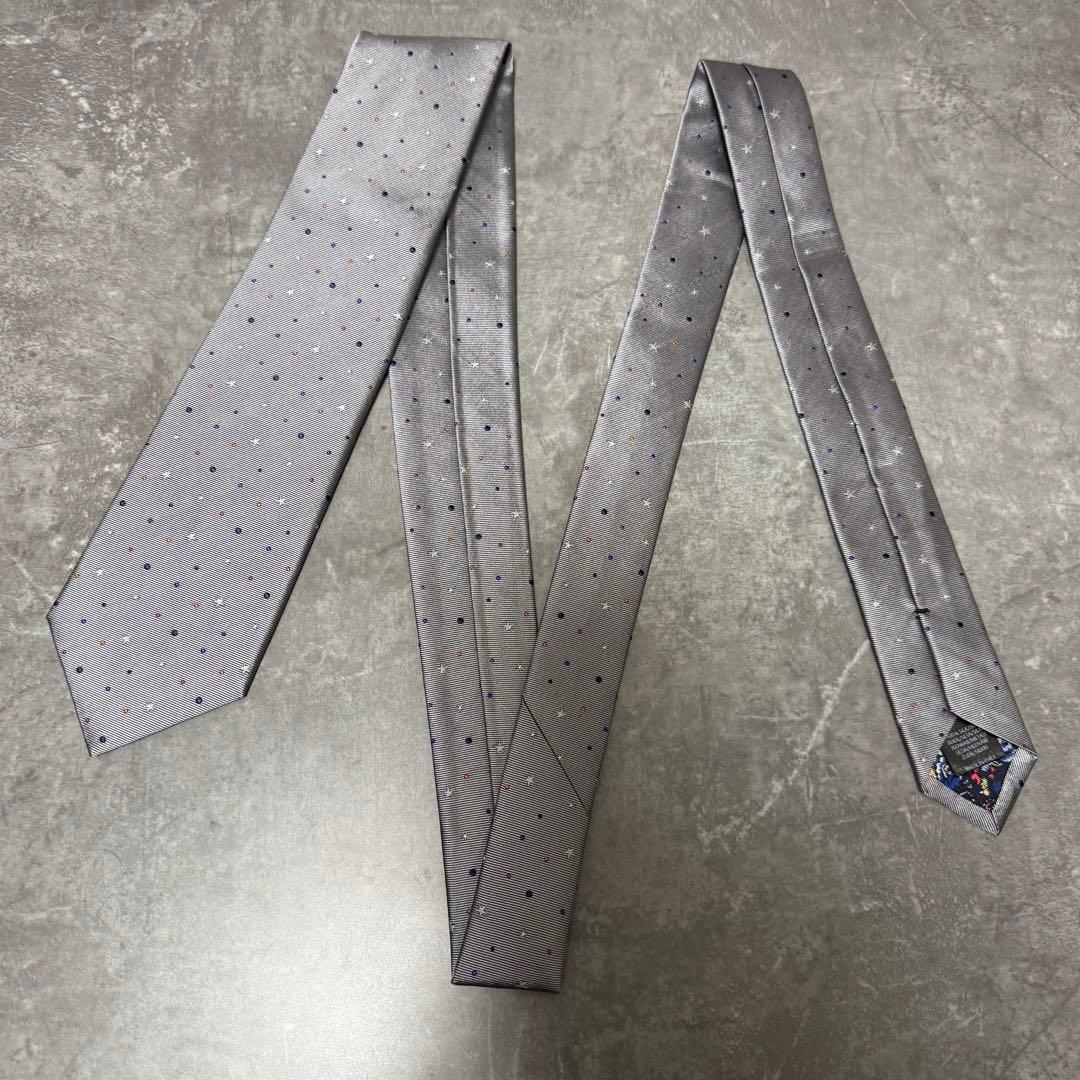 新品未使用 Paul Smith ポールスミス ネクタイ シルバー 結婚式 現行