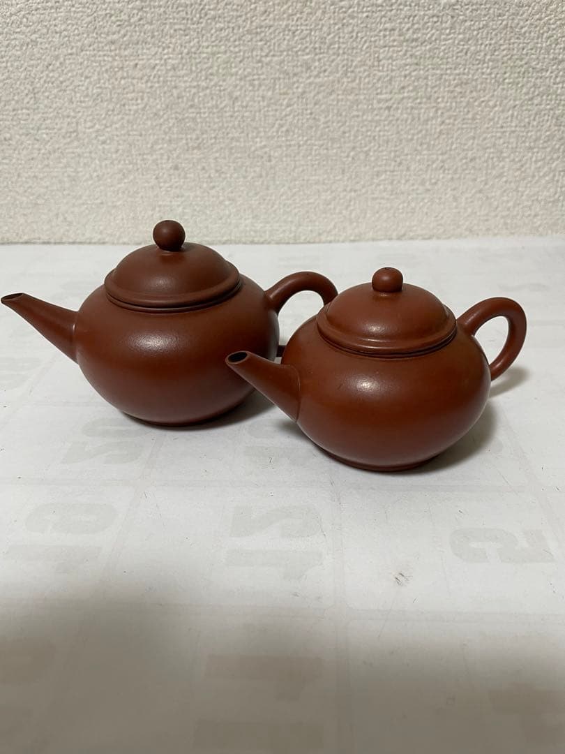 中国宜興　紫砂壺朱泥    急須     古美術