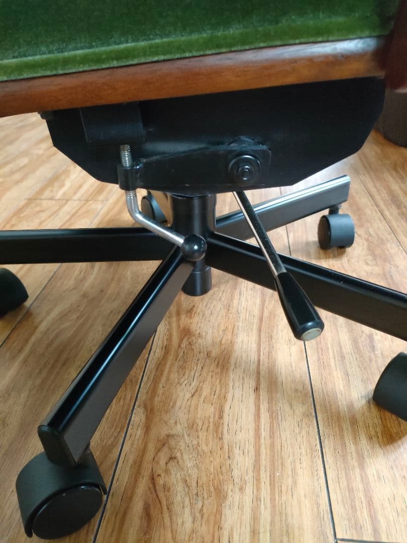 希少 マルニ 「地中海」デスクチェア 昇降回転 キャスター アーム クラシック