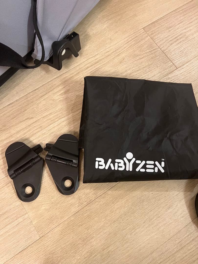 美品✨BABYZEN YOYO バシネット グレー 専用アダプター・収納バッグ付