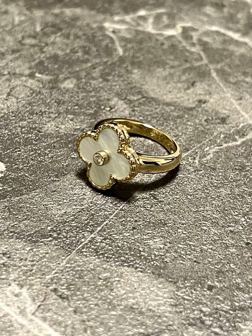 正規品　ヴァンクリーフ&アーペル ヴィンテージアルハンブラリング