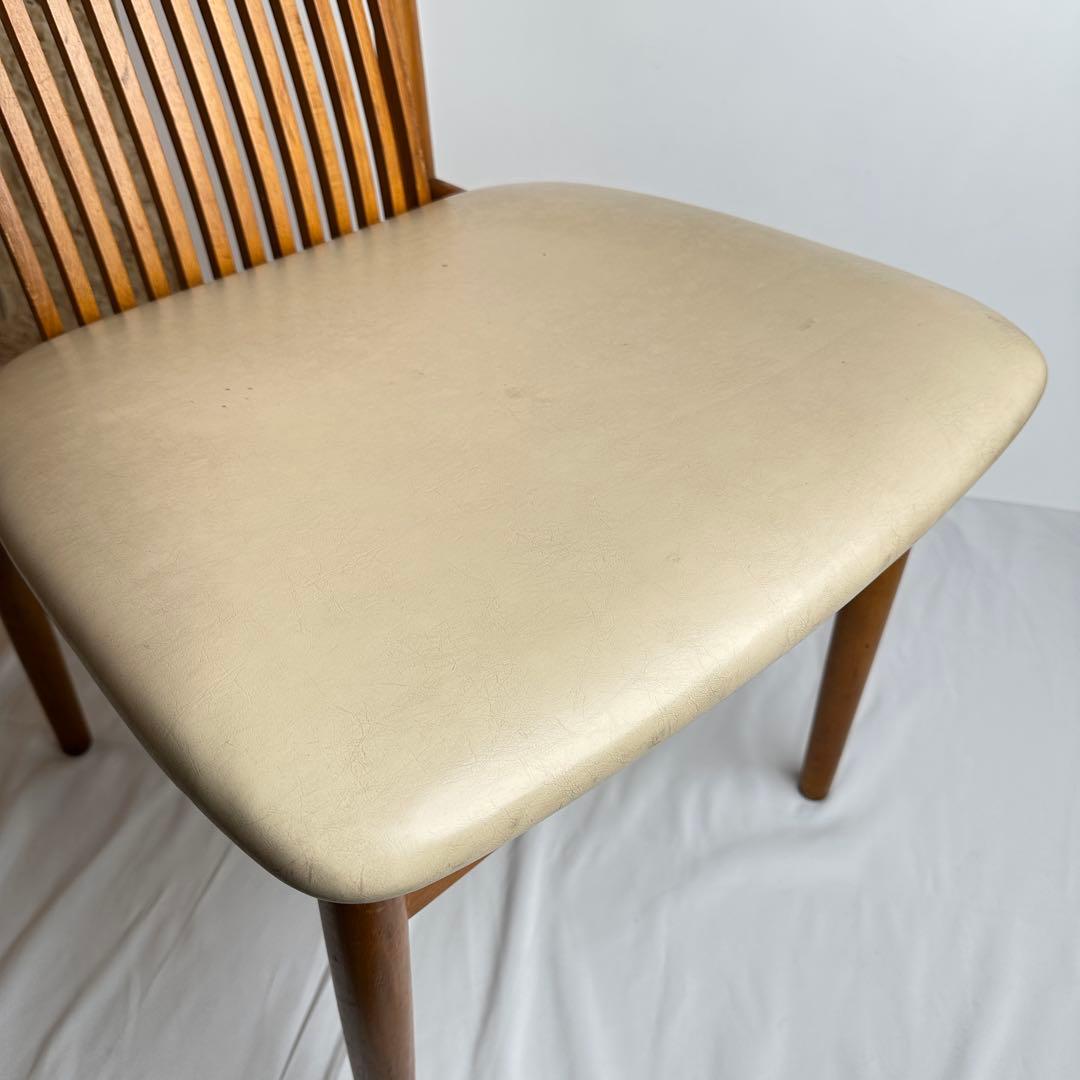 国産 葭原基 飛騨産業 ブナ無垢材 食堂椅子 ダイニングチェア 和モダン