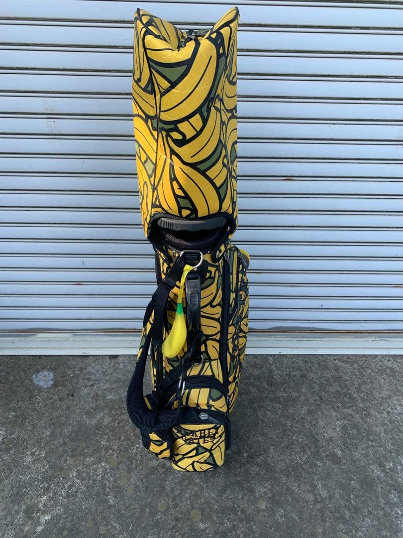 限定品レア パーリーゲイツ スタンド キャディバッグ バナナ柄総柄迷彩