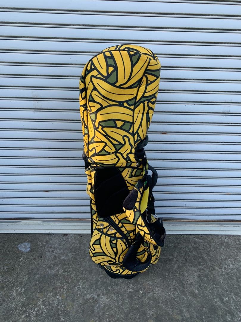 限定品レア パーリーゲイツ スタンド キャディバッグ バナナ柄総柄迷彩