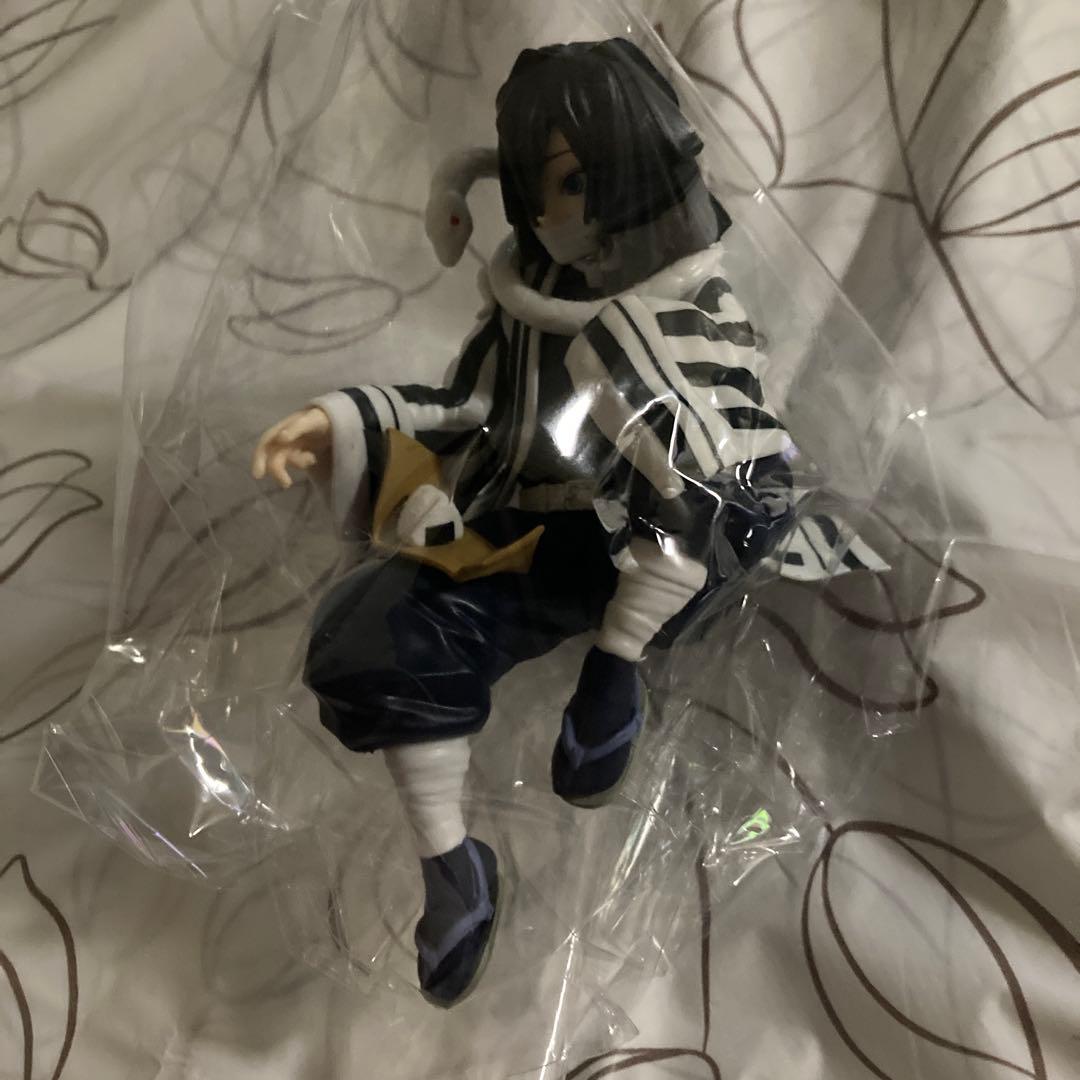 鬼滅の刃 伊黒小芭内 ラバスト ストラップ キーホルダー きゃらドリ 缶バッジ