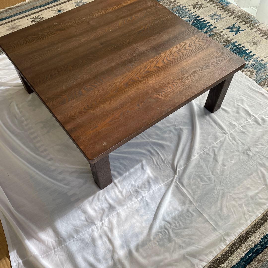 タモ材のローテーブル（値下げ）