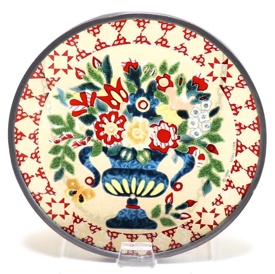 古代エジプト キルト柄花瓶 メトロポリタン美術館 ヴィンテージ ステンドグラス