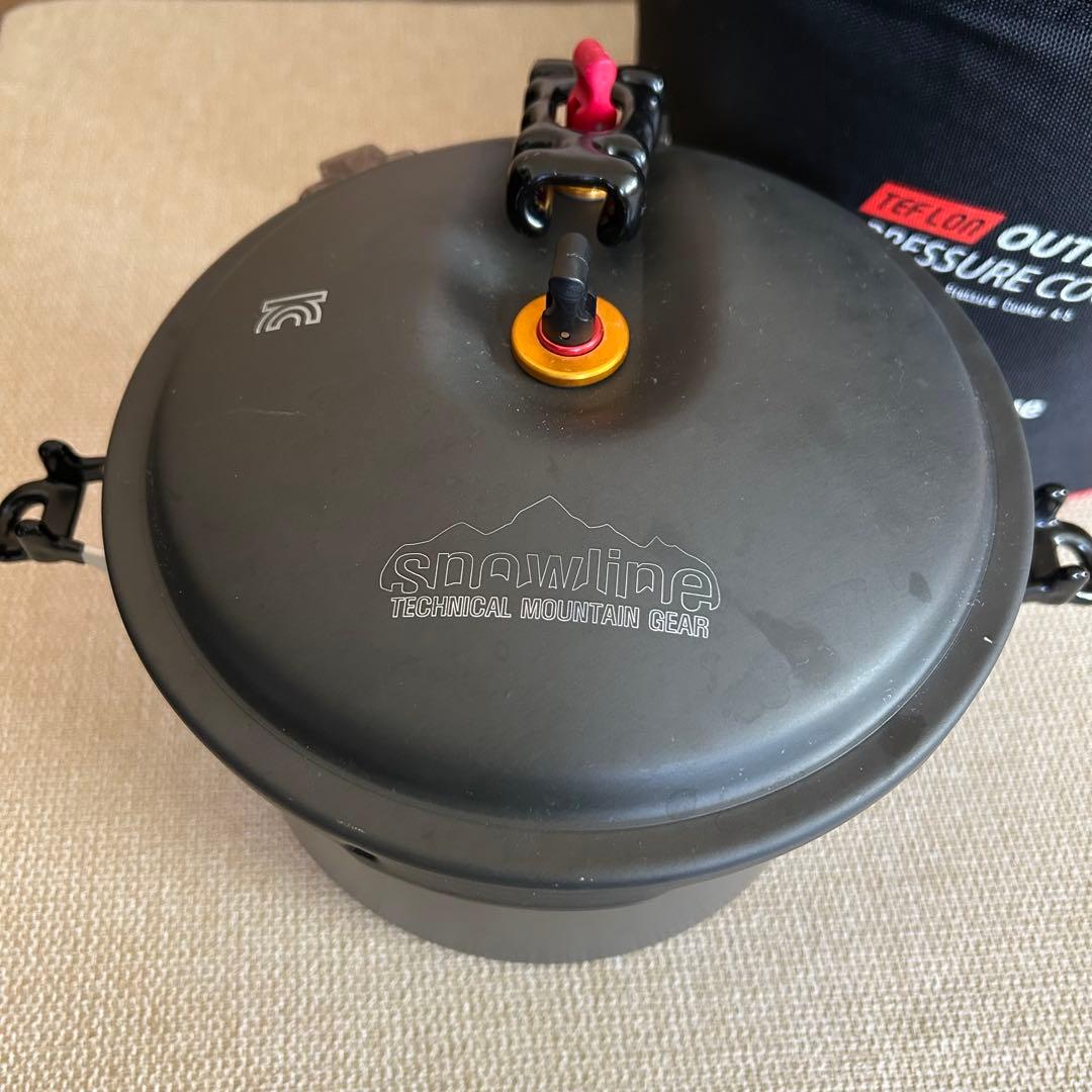 line スノーライン アウトドア圧力炊飯器　収納ケース付