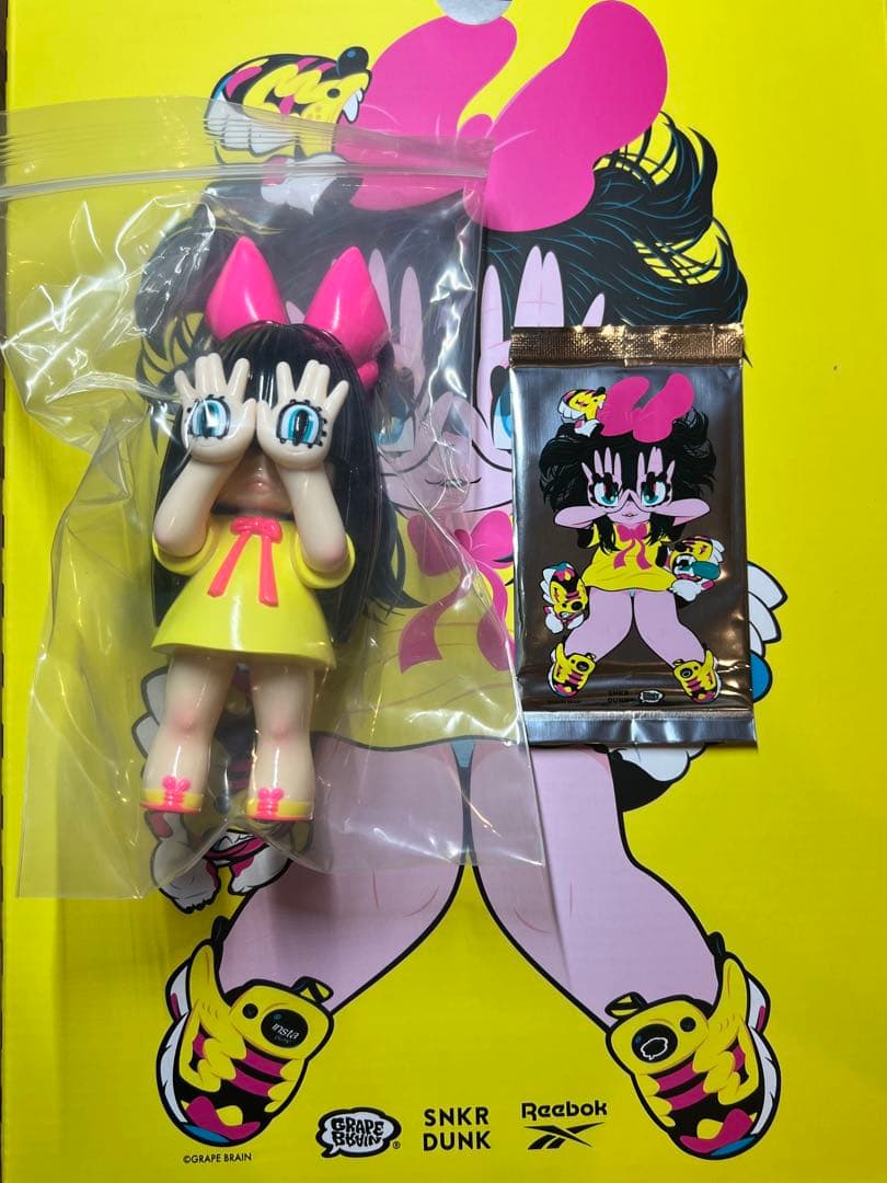 み*み様 (黒)ReebokGRAPE BRAIN SNKRDUNKにぎるちゃん