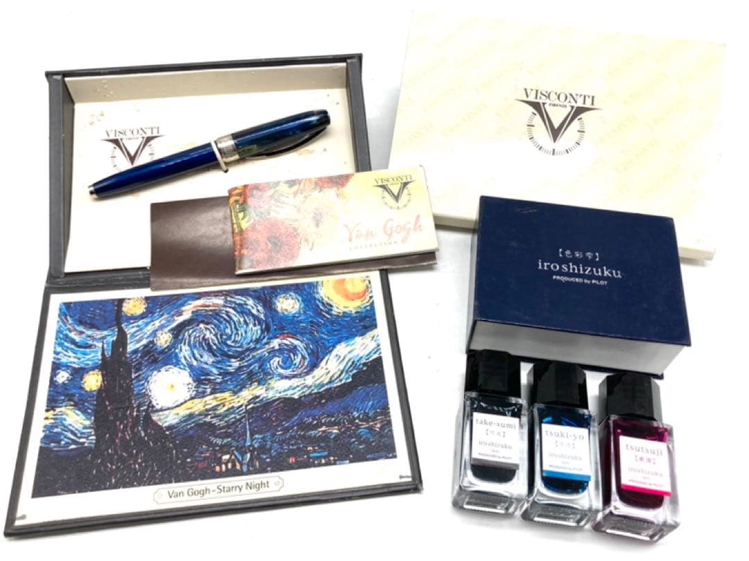 VISCONTI ビスコンティ 万年筆 ヴァン・ゴッホ 星月夜 インクセット