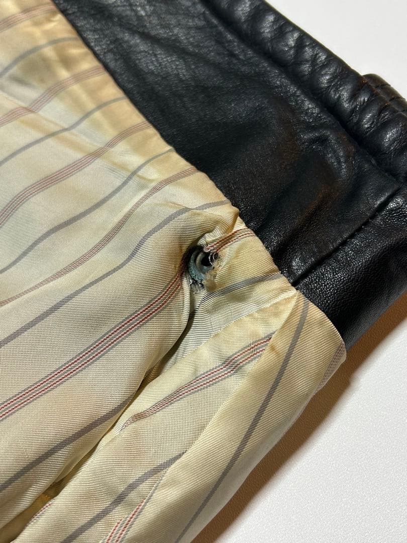 激レア1995AW OLD UNDER COVER レザーパンツ