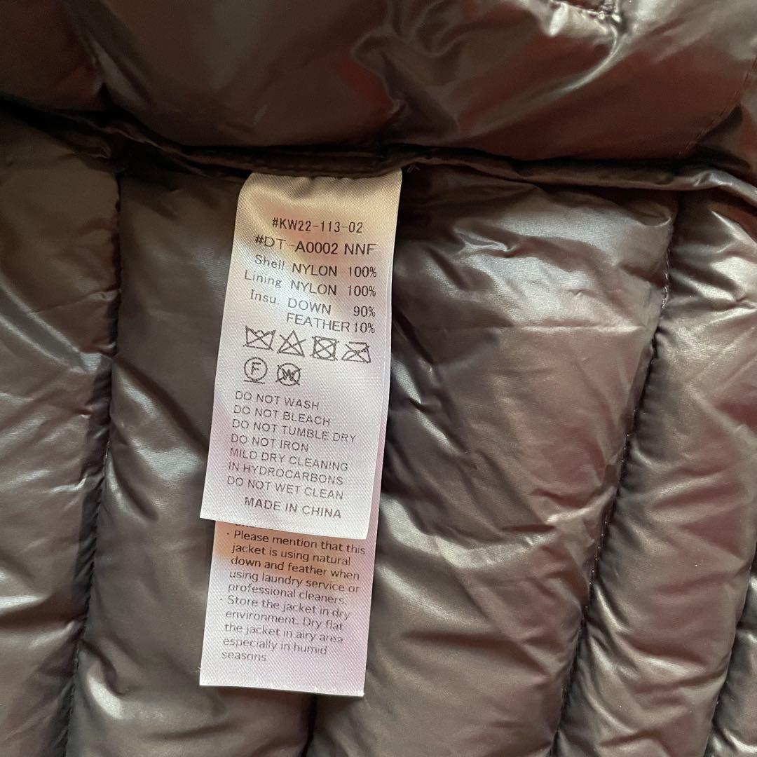 DANTON ダントン　ダウンベスト　Sサイズ　ネイビー