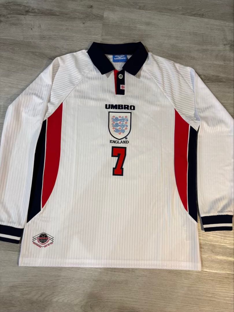 433 UMBRO 1998年 イングランド代表 ベッカムシャツ