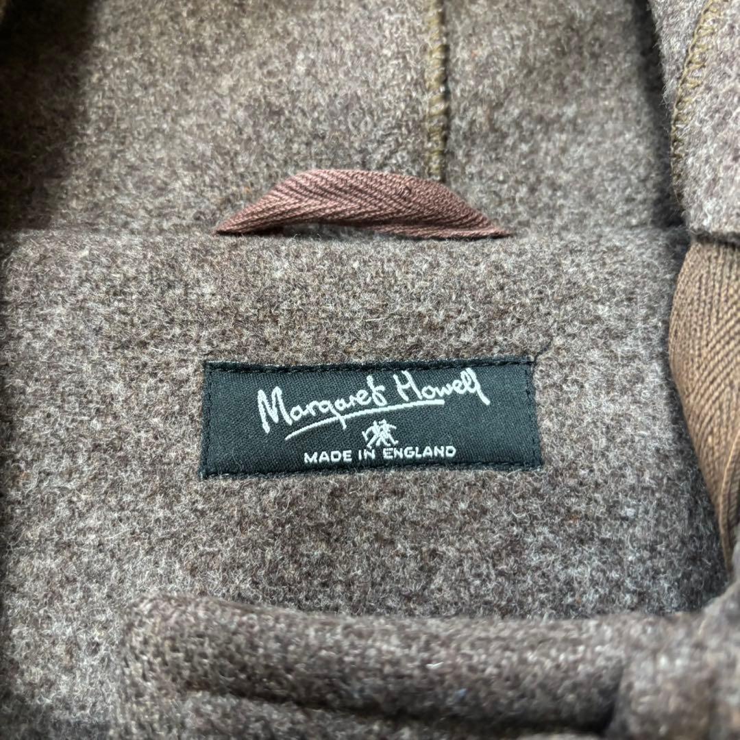 英国製 マーガレットハウエル ダッフルコート ビックシルエット 厚手 ウール