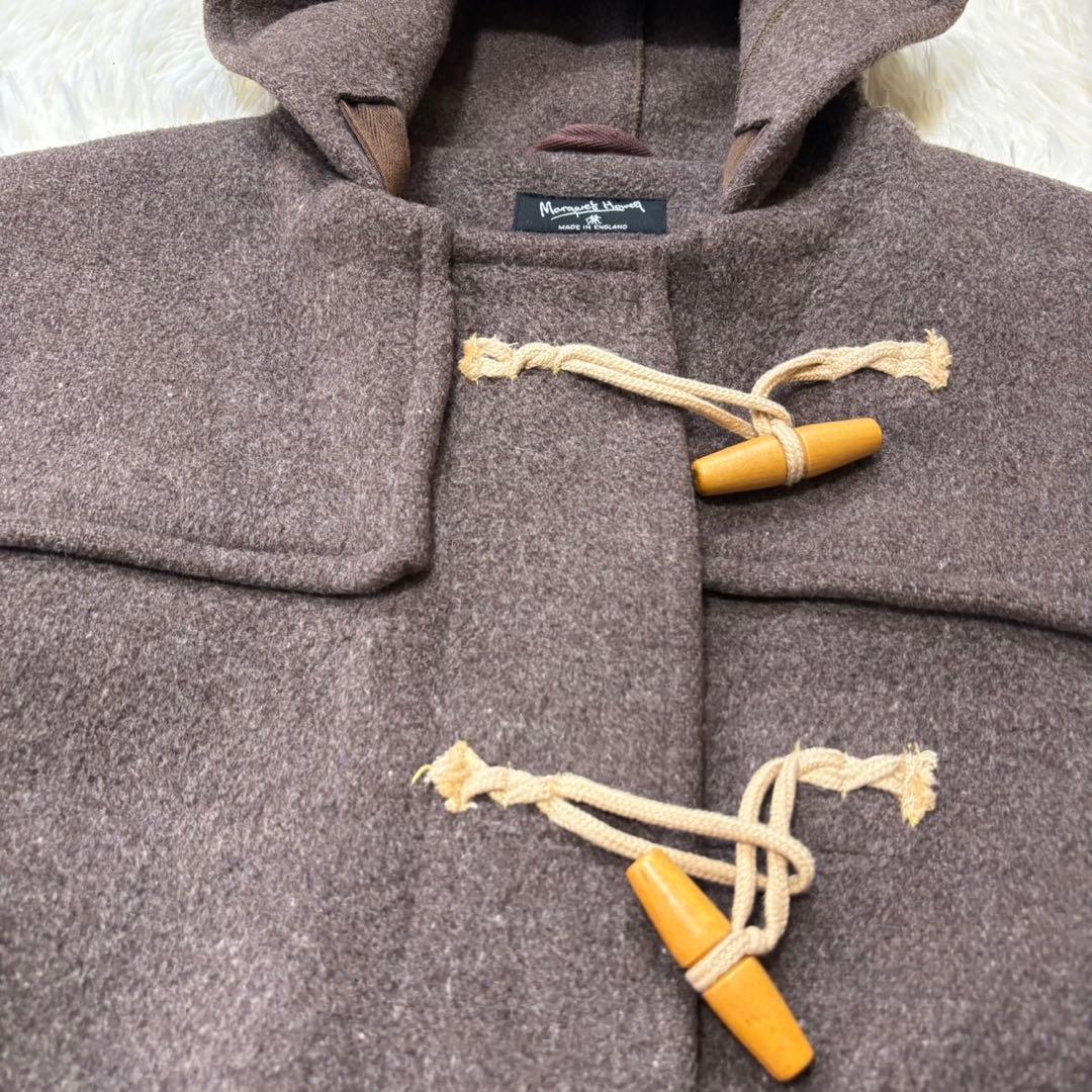 英国製 マーガレットハウエル ダッフルコート ビックシルエット 厚手 ウール