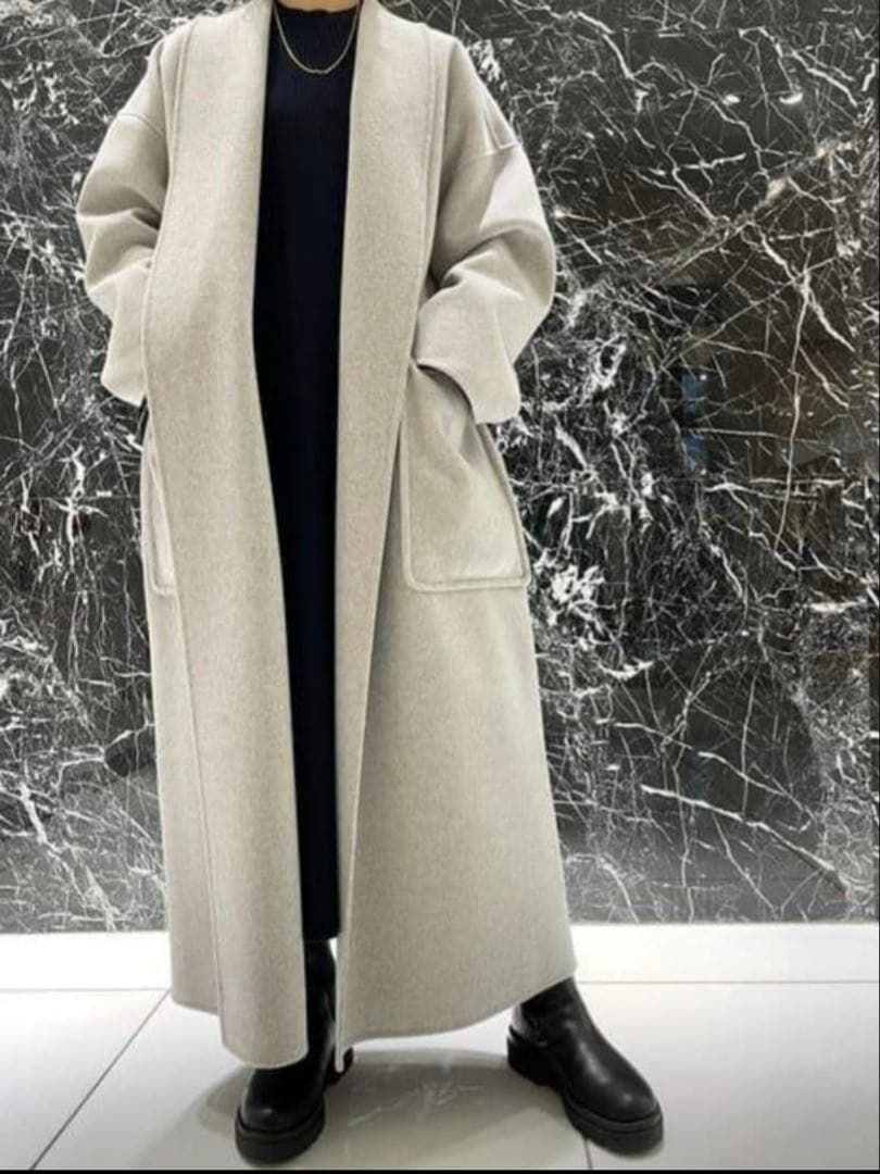 ⭐︎再値下げ⭐︎DES PRÉS ダブルフェイスメルトンビーバー ベルテッドコート