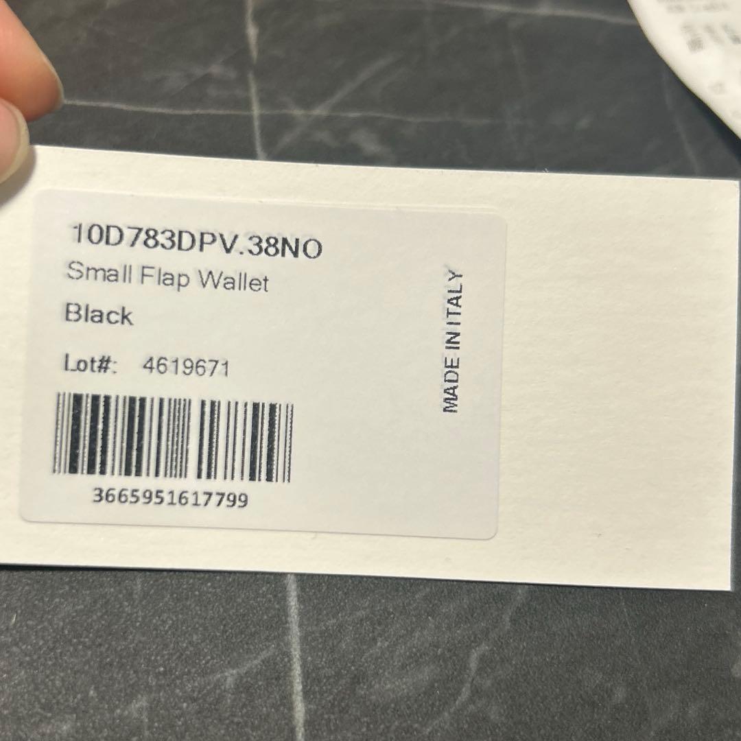 CELINE トリオンフ コンパクトウォレット ブラック 三つ折り財布