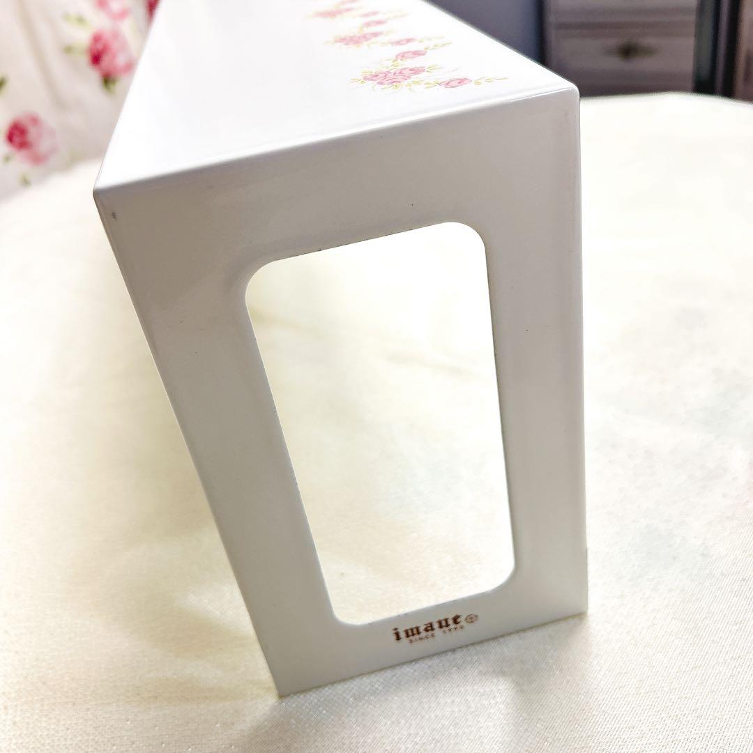 超レア❣️未使用イマン ピュアローズ ガスコンロ奥ラック imane ホーロー