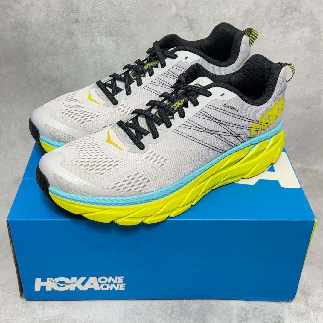 HOKA ONE ONE クリフトン 6 ランニング スニーカー 27cm