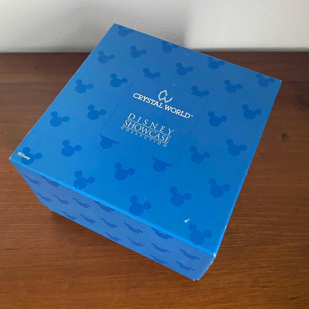 【欠けあり】ディズニーショーケース クリスタルワールド イーヨー 置物