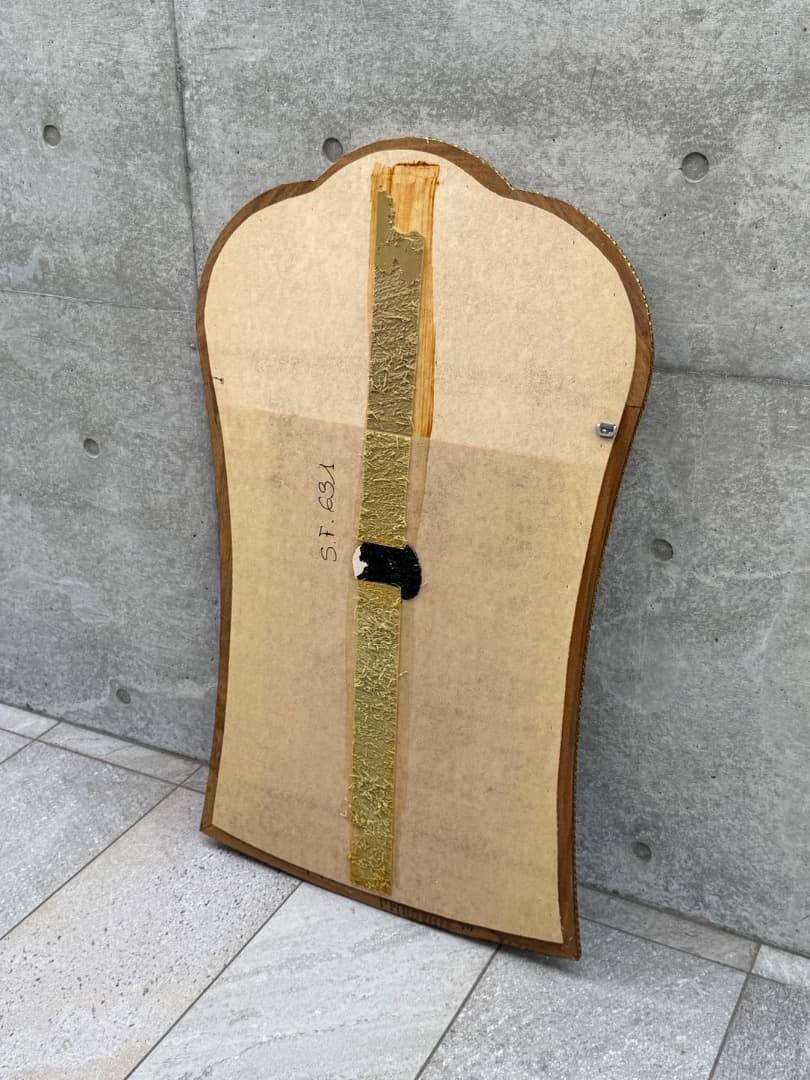 【美品】ミラー 壁掛けミラー イタリア製 ミッドセンチュリー 鏡 ②