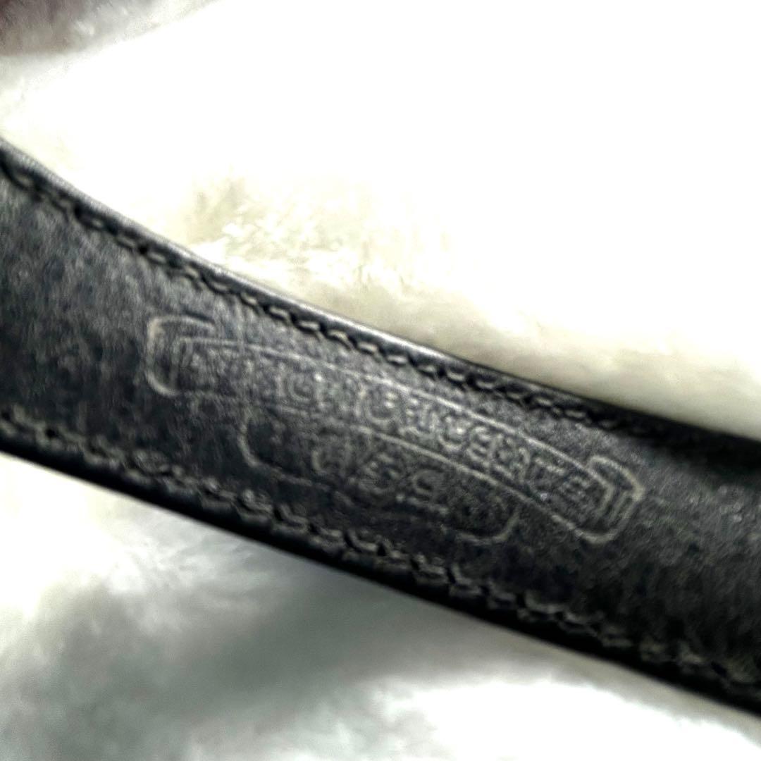 【正規品】クロムハーツ レザー　ブレス　ローリングストーンズ リップアンドタン