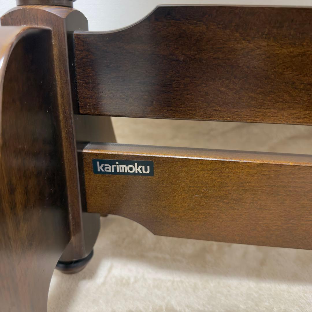 カリモク コロニアル 姿見 スタンドミラー 回転式