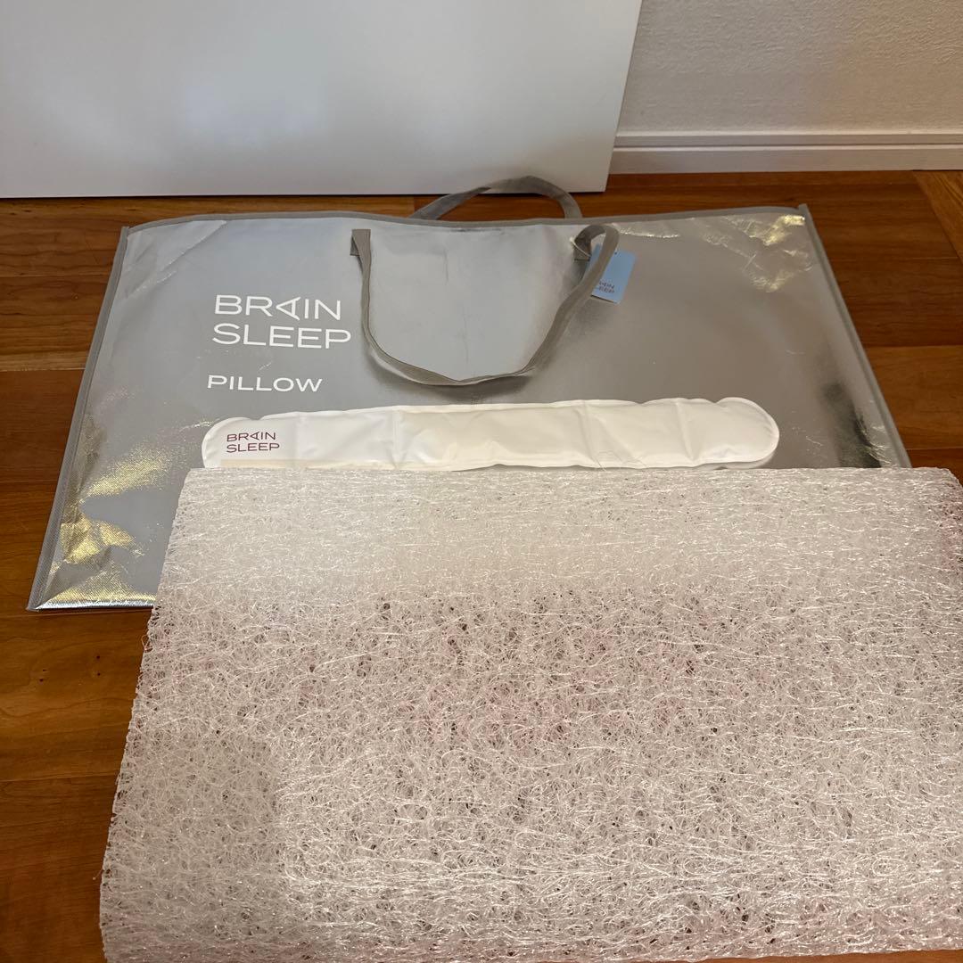 BRAIN SLEEP 枕 クール　専用カバー付き グレー