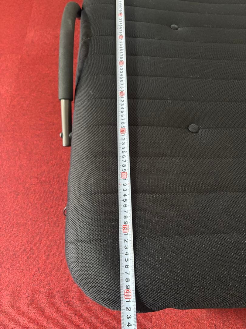 (引き取りの方歓迎　奈良市)折りたたみベッド　簡易ベッド　黒　一人暮らし