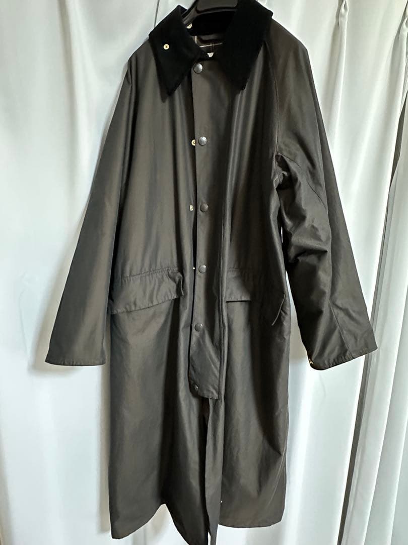 バブアー　JS 別注　BURCTHLEY オーバーサイズ　ロング　黒　36