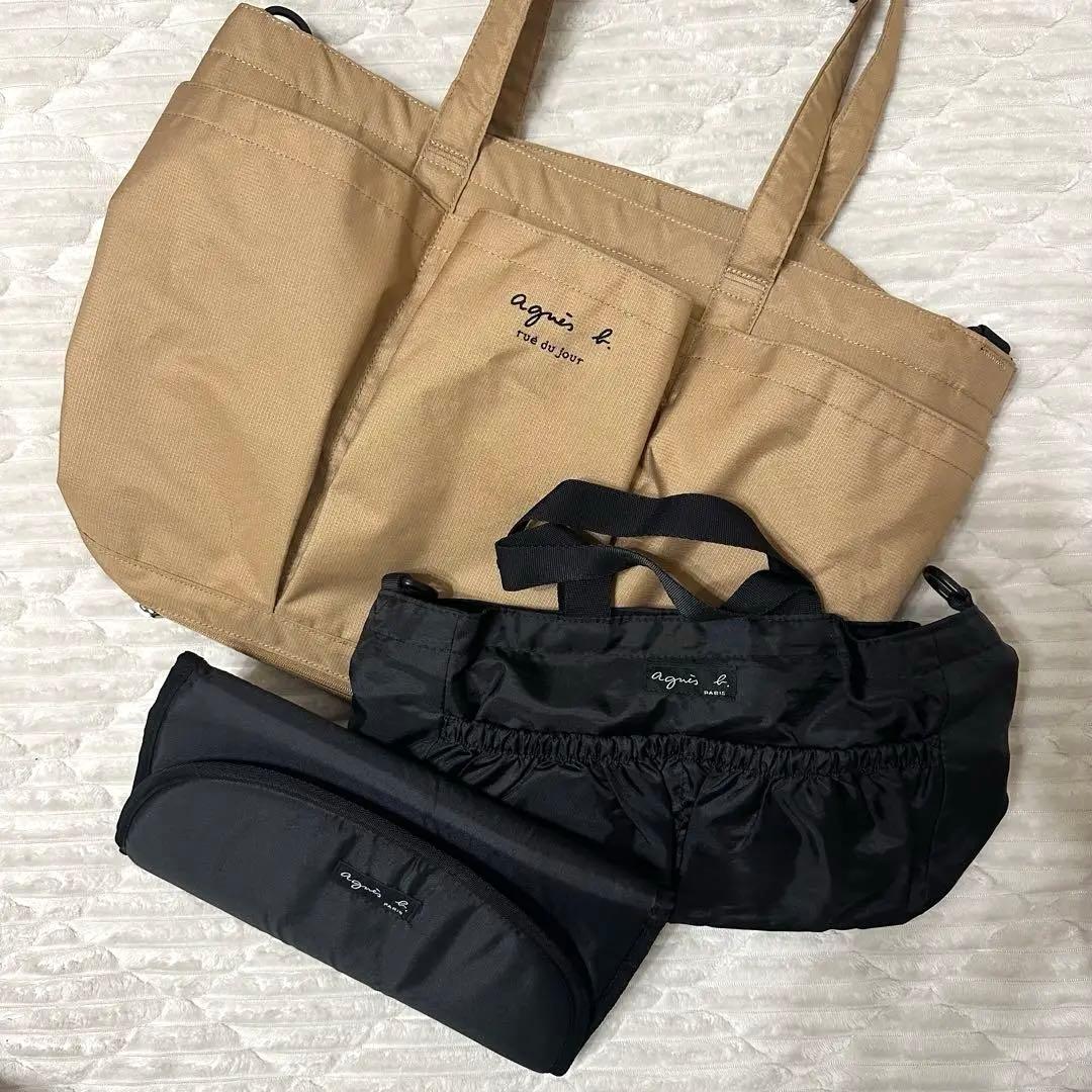 【値下げ】agnes b. ADAM ET ROPE' 別注マザーズバッグ