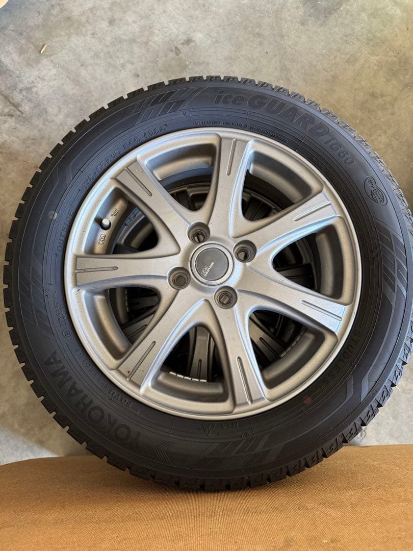 ヨコハマ IG60 スタッドレスタイヤ 175/65R15 4本セット