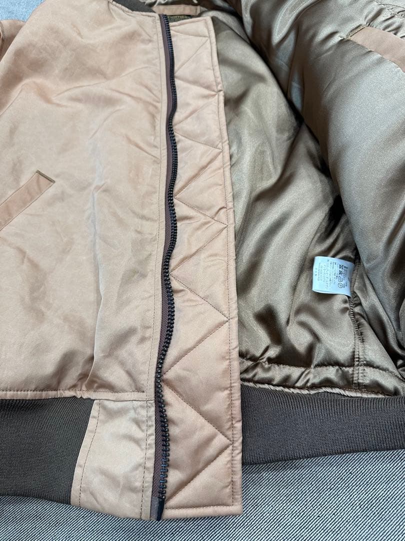 STUDIO D’ARTISAN 柿渋染めMA-1フライトジャケット L