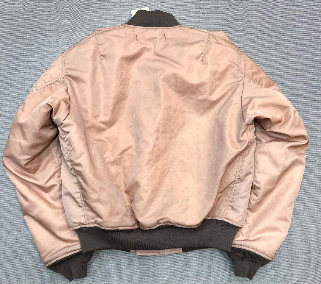 STUDIO D’ARTISAN 柿渋染めMA-1フライトジャケット L