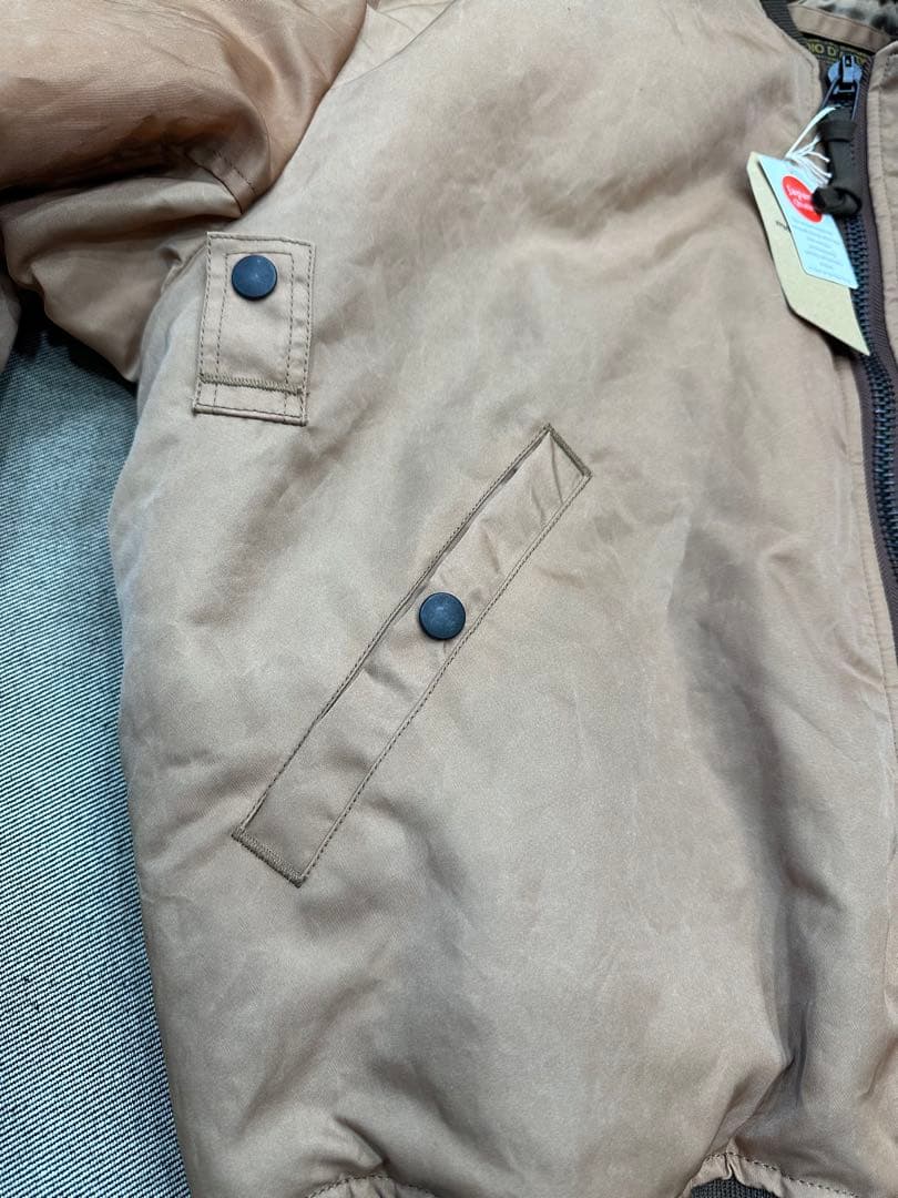 STUDIO D’ARTISAN 柿渋染めMA-1フライトジャケット L