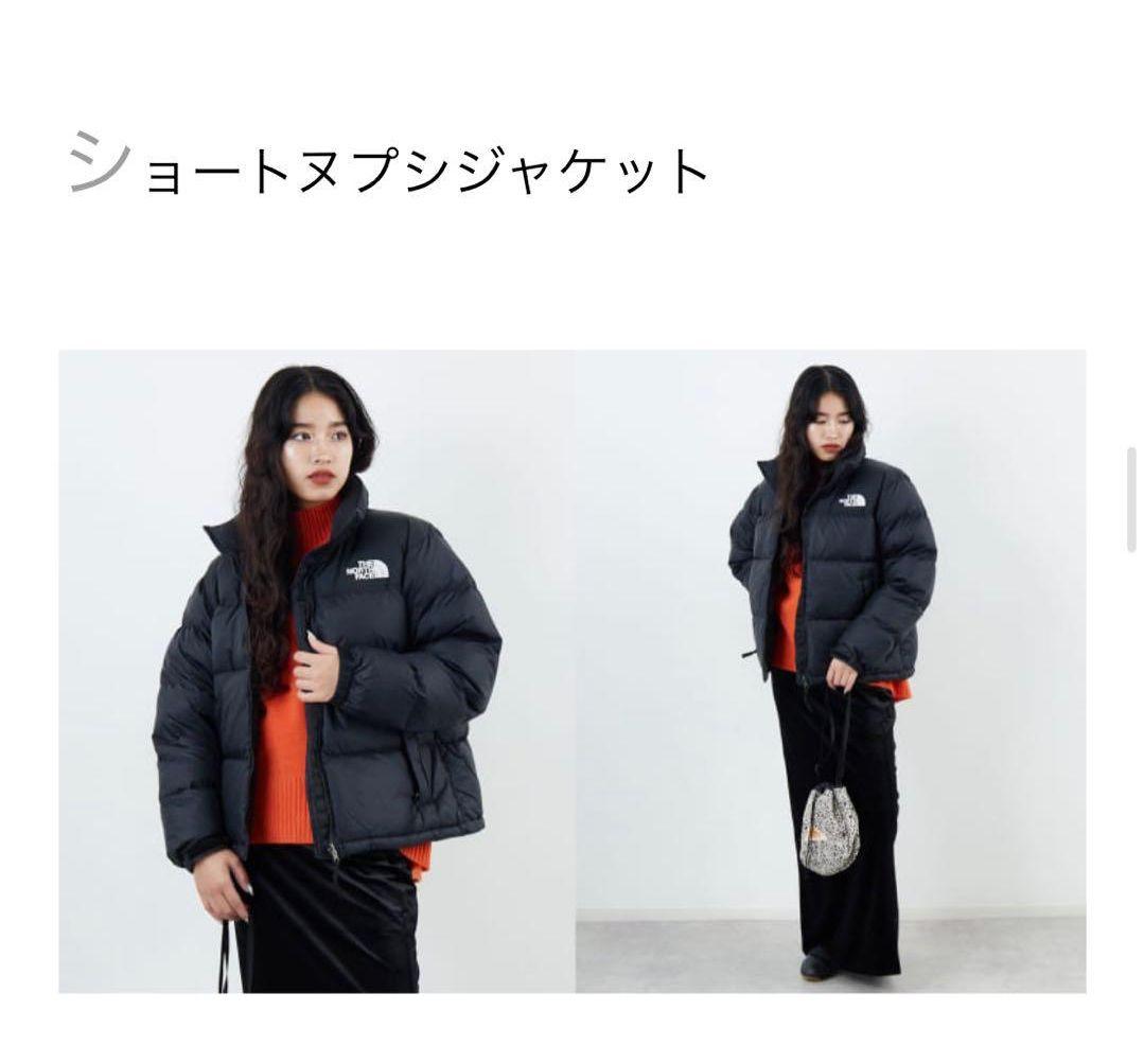 THE NORTH FACE ブラックショートヌプシジャケット