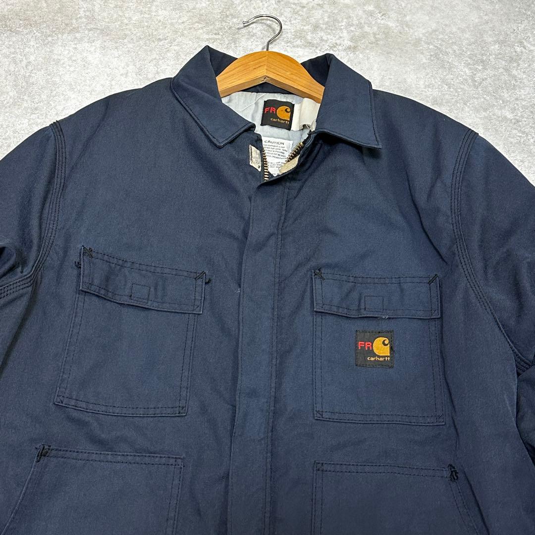 カーハート　FR ダック トラディショナルジャケット　フェード ネイビー XL位