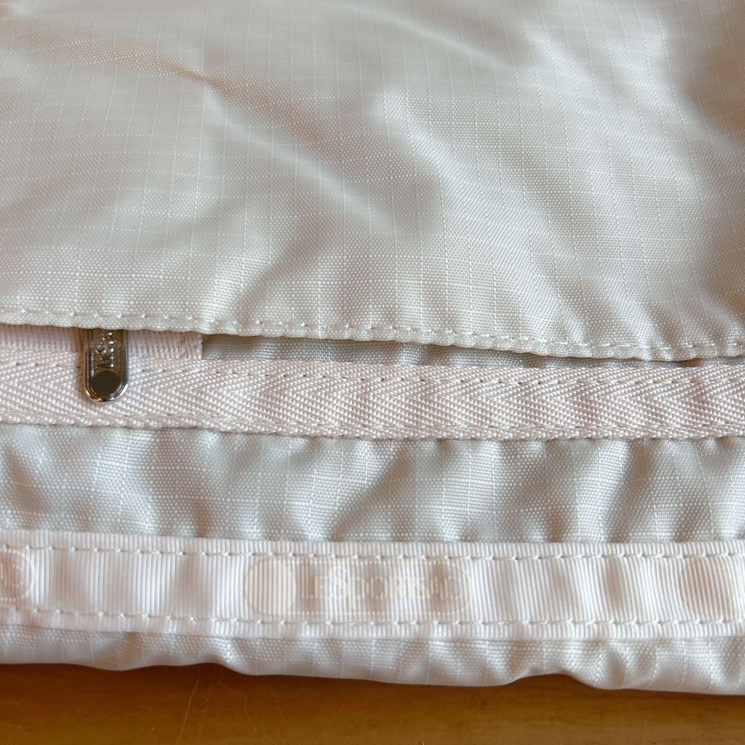 新品未使用★レスポートサック ボストンバッグ ジムバッグ レッスン 旅行 白