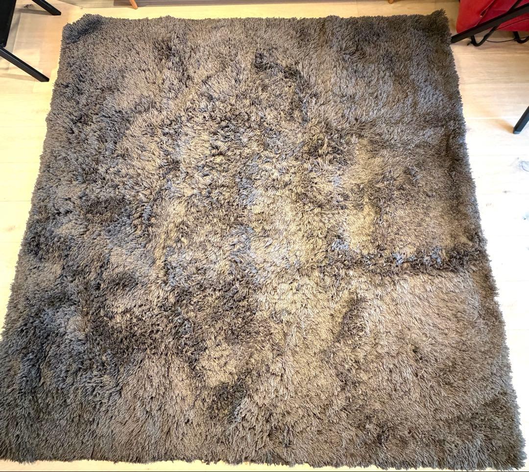 無印良品 シャギーラグ 200cm×200cm