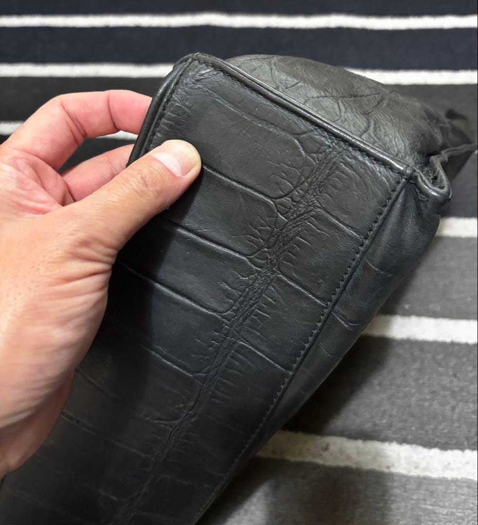 【最終値下げ】ダニエル&ボブ　クロコダイル風レザートートバッグ