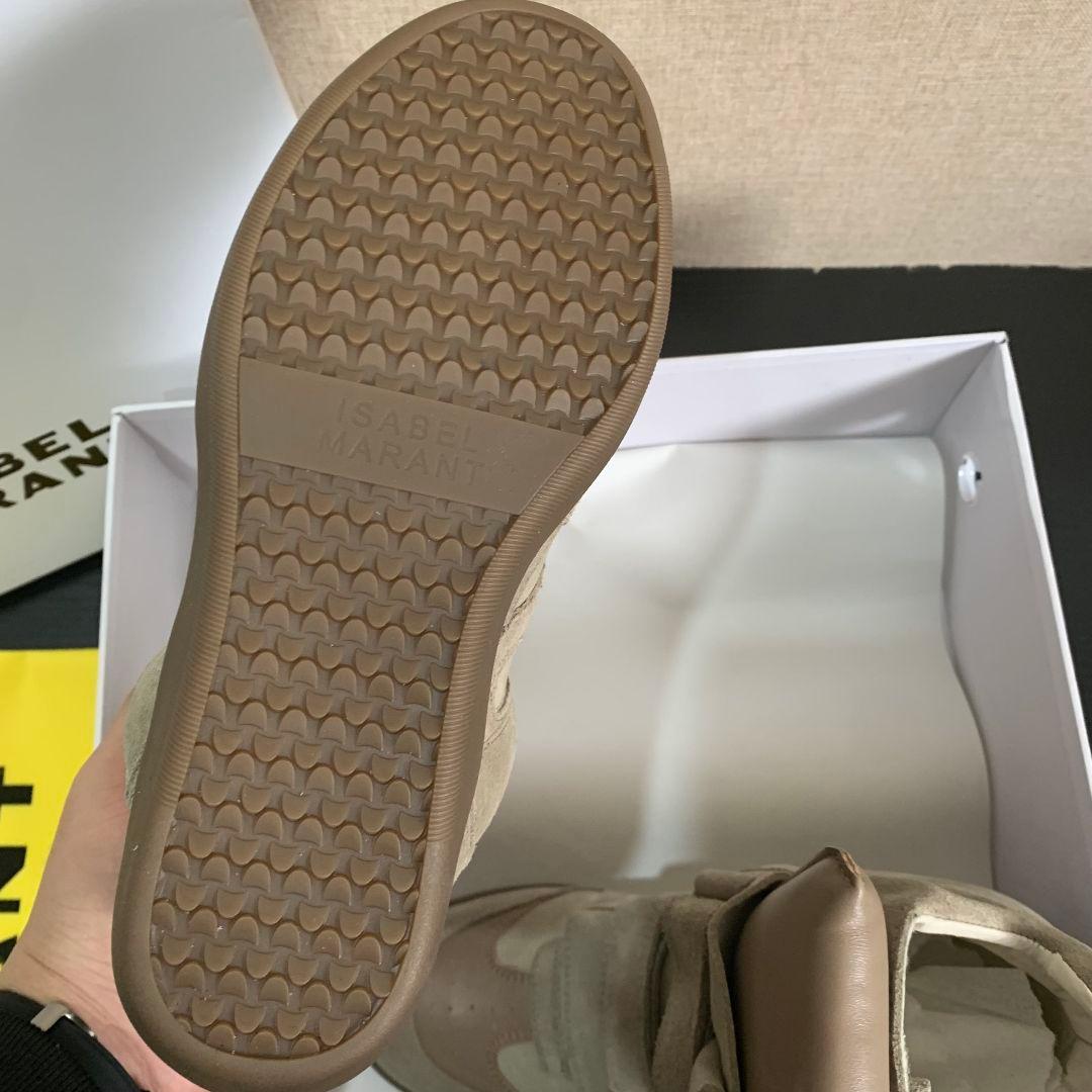 ISABEL MARANT ベージュ スニーカー 23.5CM