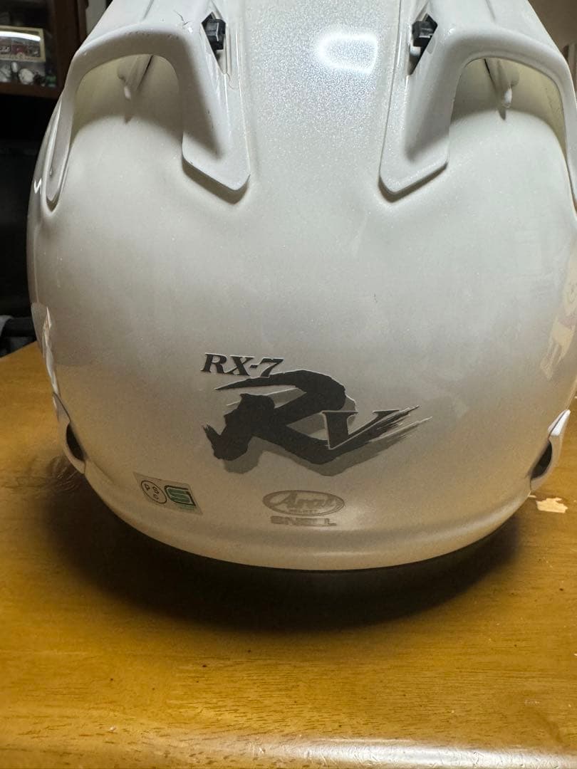 Arai RX-7 RV フルフェイス グラスホワイト　ヘルメット RR5 M