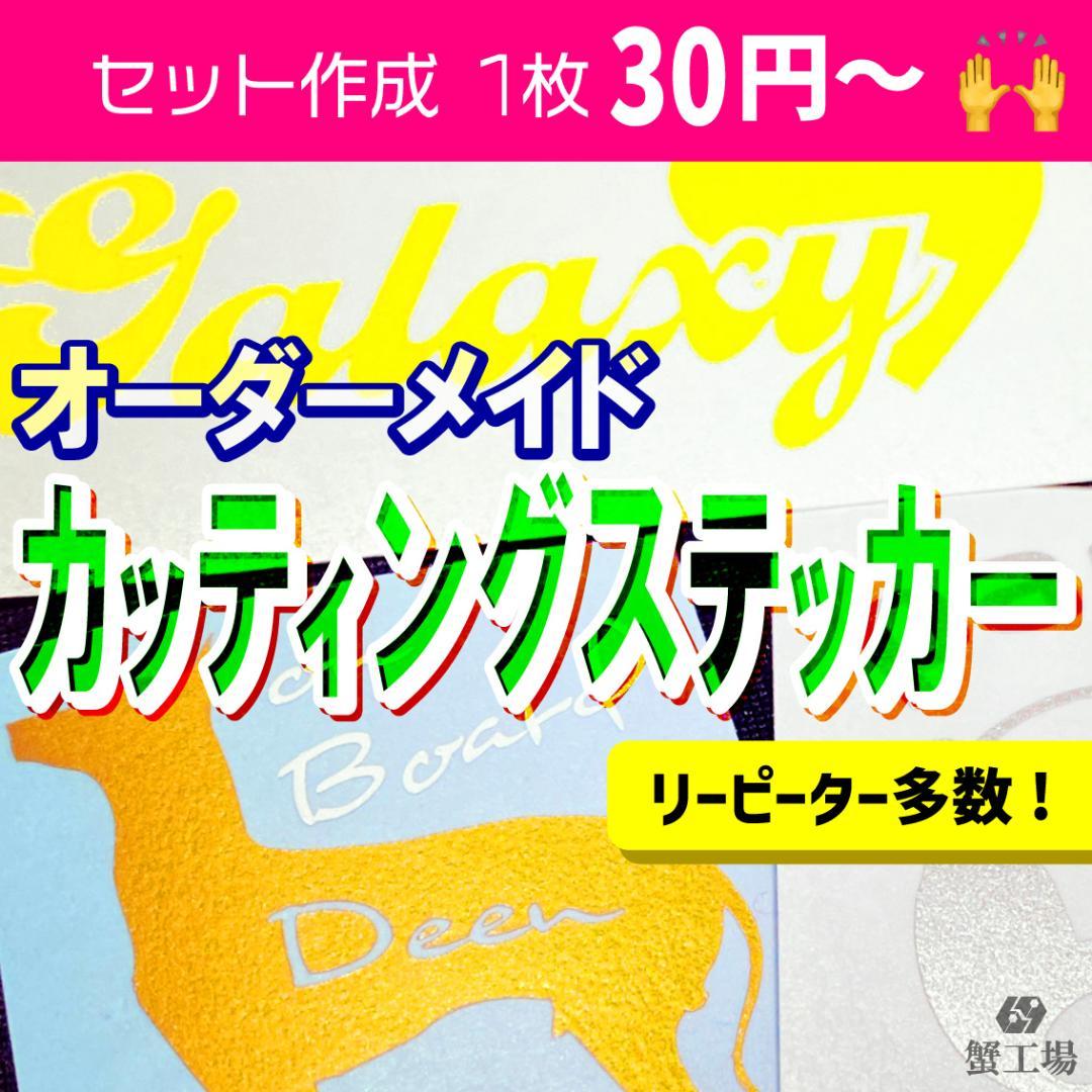 カッティングステッカー オーダーメイド　リアガラス　名前 車体用 DIY