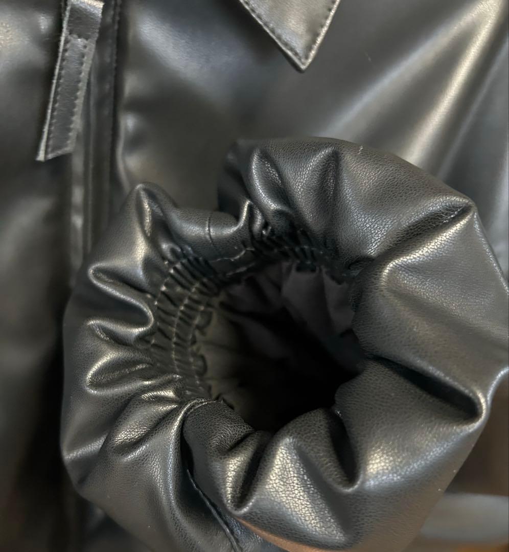 WERTHY ブラック クロップドジャケット