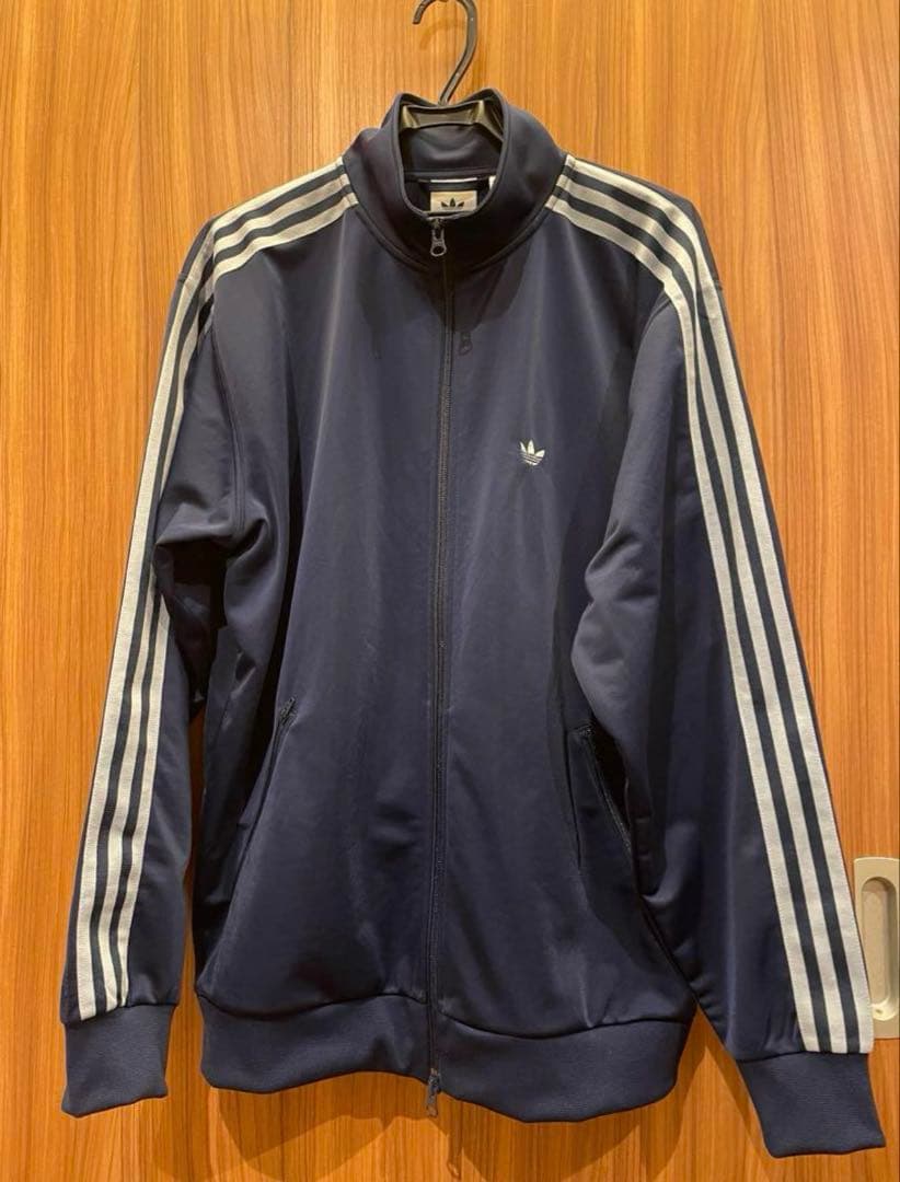 adidas ベッケンバウアー ネイビー ジャージジャケット M