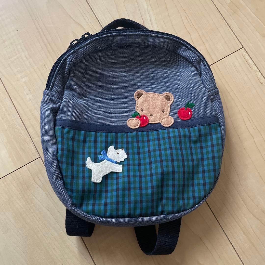 ファミリア リュックサック　ファミリアチェック　ベビーリュック