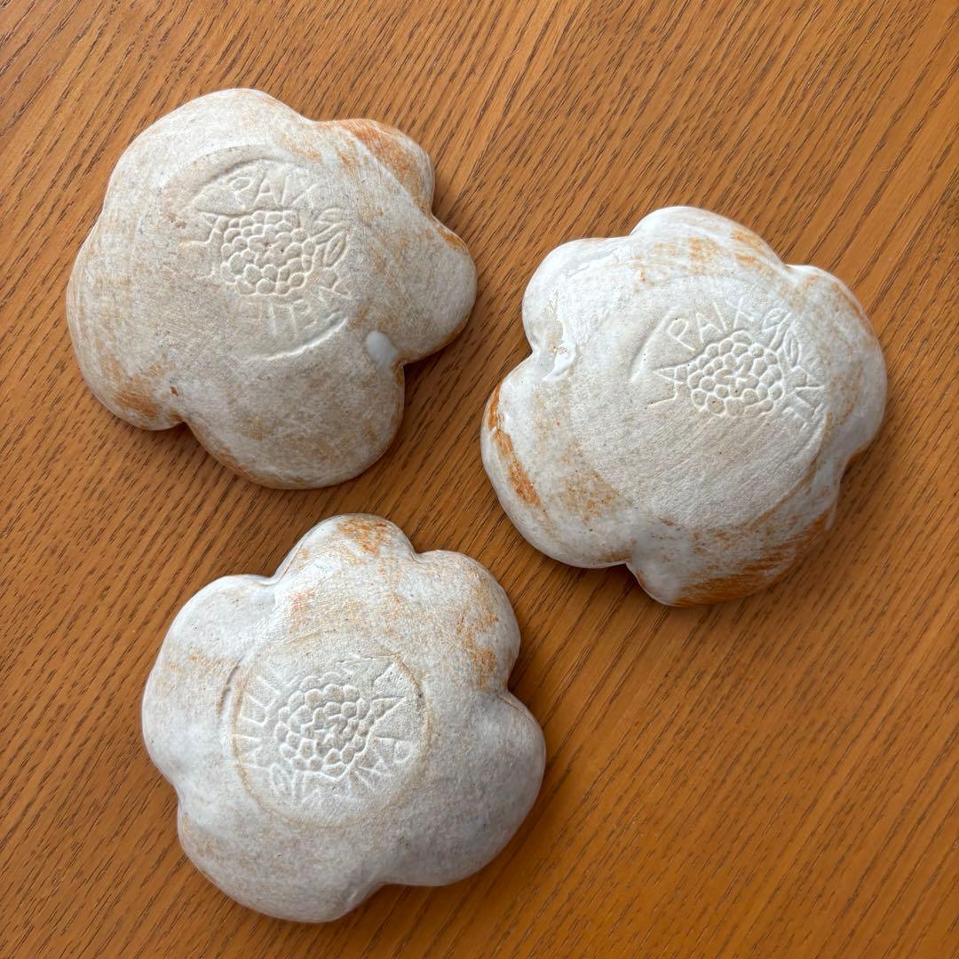 鹿児島睦 豆皿 ビオラ3色セット