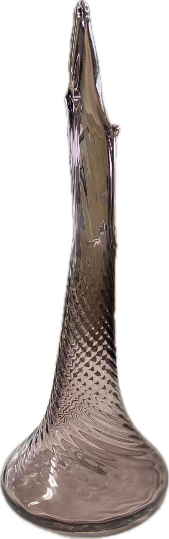 【琉球ガラス】　フラワースタンド　置物　花瓶 吹きガラス ガラス花瓶　インテリア