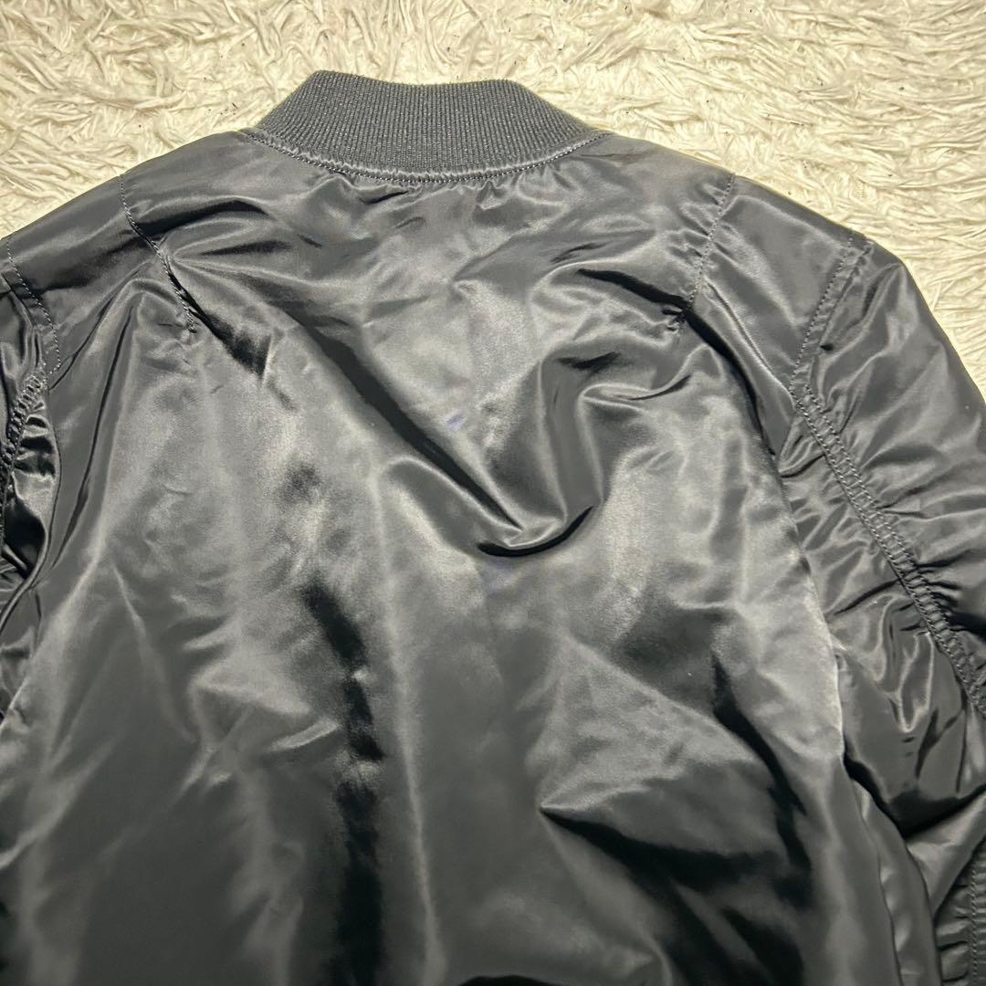 90s alpha industries ma-1 フライトジャケット　ブラック